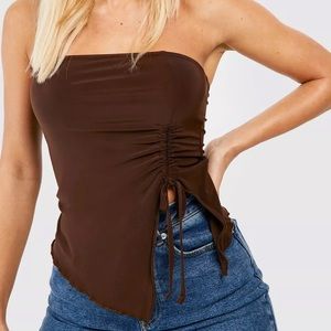 Boohoo Slinky Tube Top